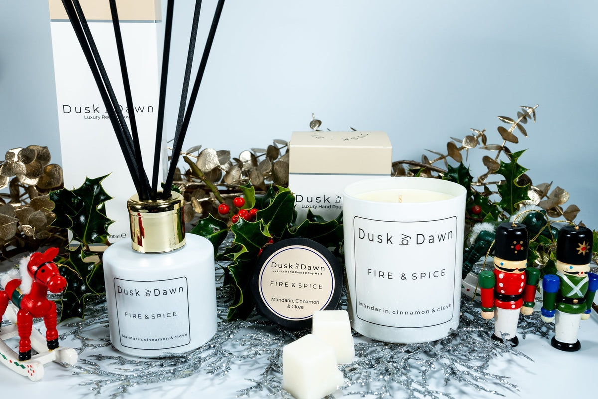 Fire & Spice Mandarin, Cinnamon & Clove Christmas Scent Collection