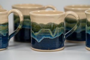 Hand Made Ceramic Mugs - Dusk by Dawn
