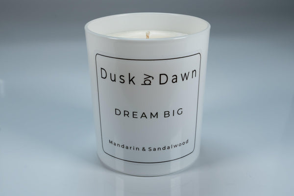 Dream Big - Mandarin & Sandalwood Soy Candle - Dusk by Dawn