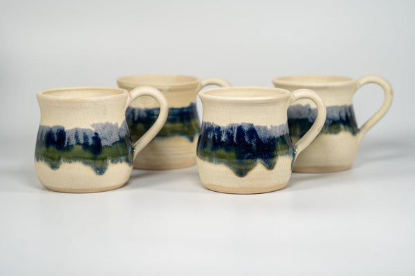 Hand Made Ceramic Impressionist Mug - Dusk by Dawn