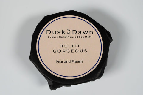 Hello Gorgeous - Pear & Freesia Soy Wax Melt - Dusk by Dawn