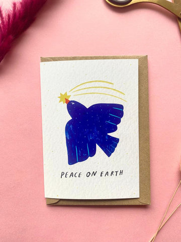 Peace On Earth Greeting Card - Dusk by Dawn