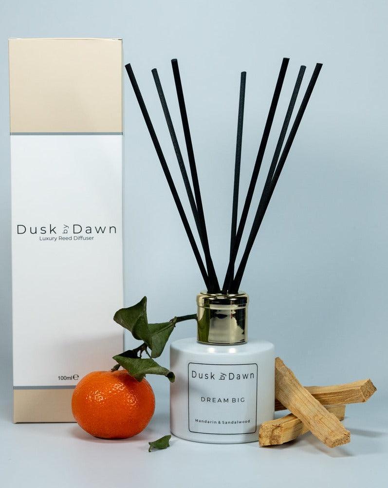 Dusk Computer Diffuser Dream Big | Mandarin & Sandalwood Reed Diffuser – Dusk by Dawn