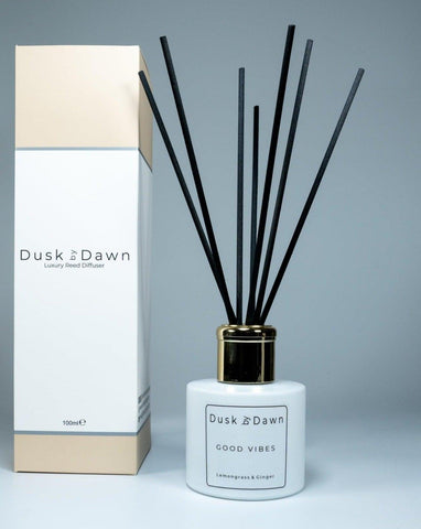 Good Vibes | Lemongrass & Ginger Reed Diffuser - Dusk by Dawn