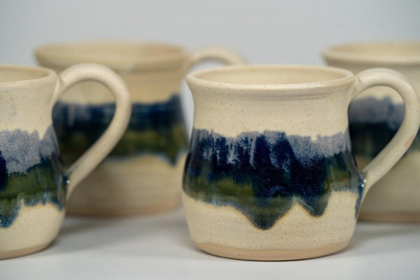 Hand Made Ceramic Impressionist Mug - Dusk by Dawn