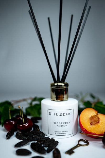 The Secret Garden - Damson, Cherry & Tonka Bean Reed Diffuser - Dusk by Dawn