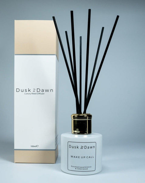 Wake Up Call | Eucalyptus, Wild Mint & Cedarwood Reed Diffuser - Dusk by Dawn